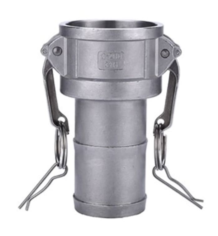 RS PRO Düz Yivli Kaplin (Parça C), Paslanmaz Çelik