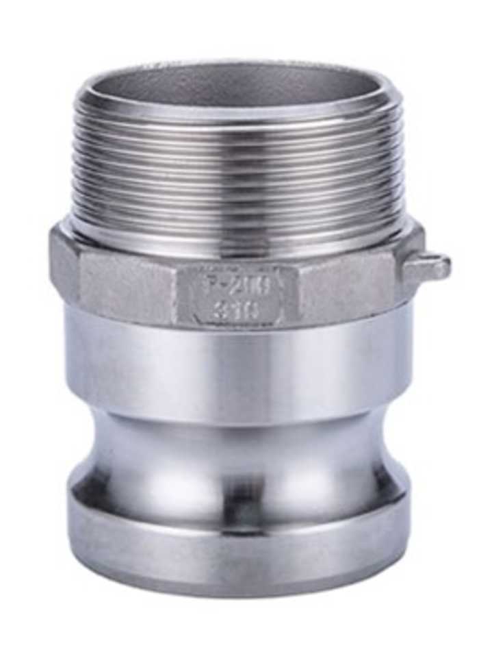 RS PRO Hose Connector, Straight Camlock Adaptor, R 1-1/2in 1-1/2in ID, 17 bar