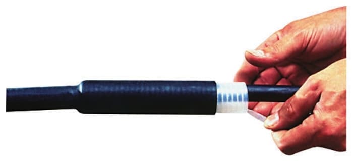 3M Cold Shrink Cable Sleeve, Black 67.8mm Sleeve Dia. x 22.9cm Length