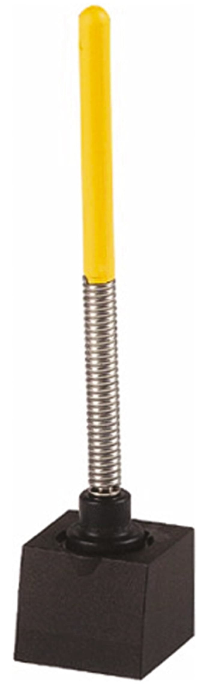 Plastic operating head spring rod