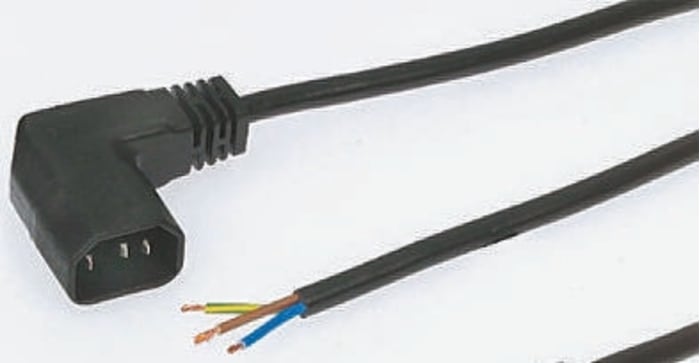 Cordon d'alimentation RS PRO, 2m, 10 A / 250 V