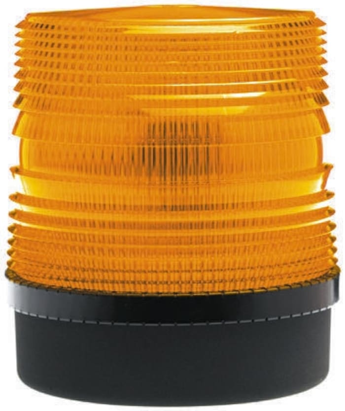 Moflash X 200S Series Amber Flashing Beacon, 240 V ac, Surface Mount, Xenon Bulb