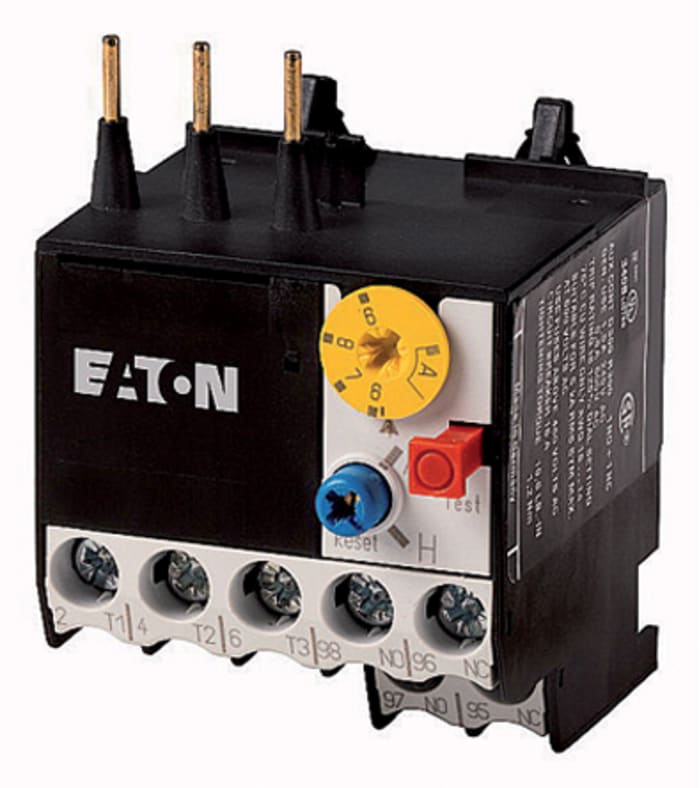 Relais de surcharge Eaton ZE, 1 NO + 1 NF, 2,4 A, 600 V c.a.