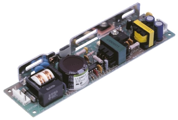 Cosel Embedded Switch Mode Power Supply (SMPS), LCA50S-48, 48V dc, 1.3A, 62W, 1 Output, 110 → 170 V dc, 85