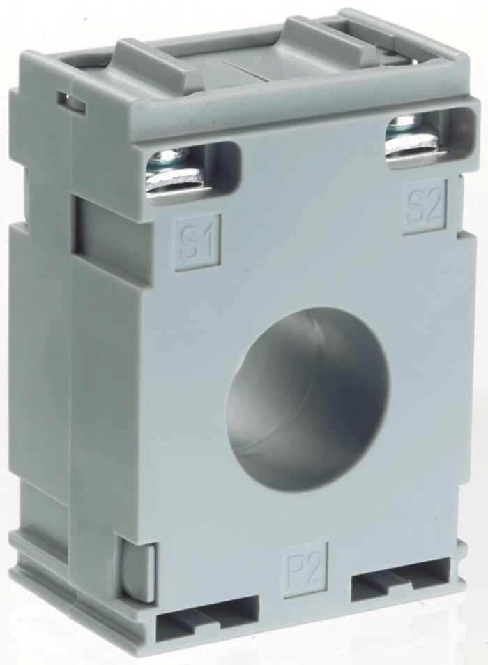 HOBUT CT132 Series DIN Rail Mounted Current Transformer, 120A Input, 120:5, 5 A Output, 21mm Bore