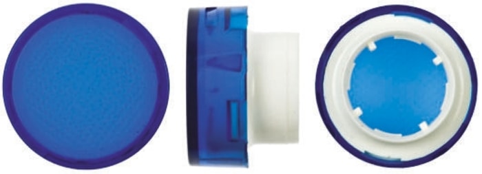Saia-Burgess Blue Round Push Button Lens for Use with TP2 Series