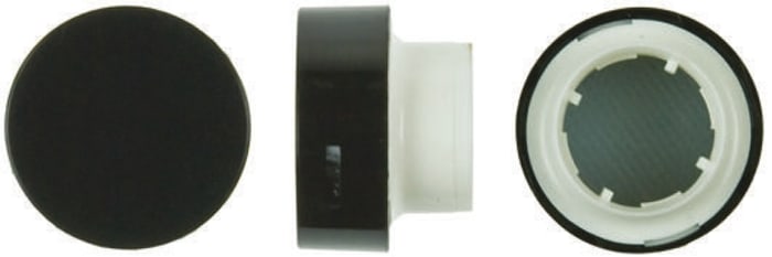 Saia-Burgess Black Round Push Button Lens