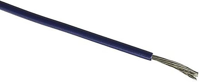 RS PRO Blue 4 mm² Hook Up Wire, 11 AWG, 7/0.85 mm, 100m, PVC Insulation
