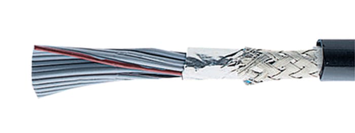Alpha Wire Round Ribbon Cable, 25-Way, 1.27mm Pitch, 30m Length