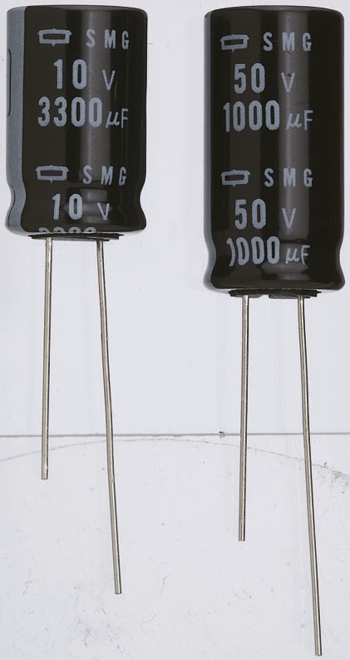 CHEMI-CON 100μF Aluminium Electrolytic Capacitor 35V dc, Through Hole - ESMG350ELL101MF11D