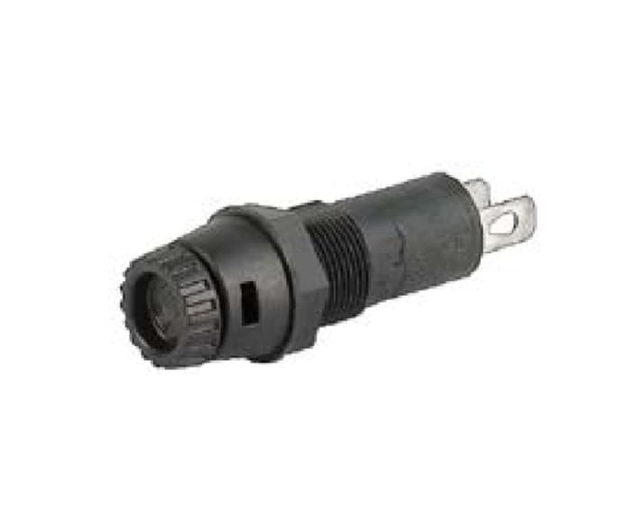 Schurter 16A Panel Mount Fuse Holder for 5 x 20mm Fuse, 1P, 250V ac