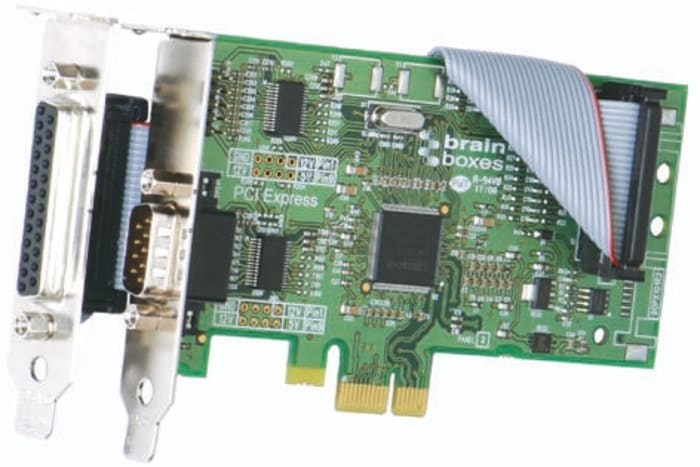 Tarjeta de Comunicaciones Serie Brainboxes PCIe, 2 puertos RS232, 115.2kbit/s