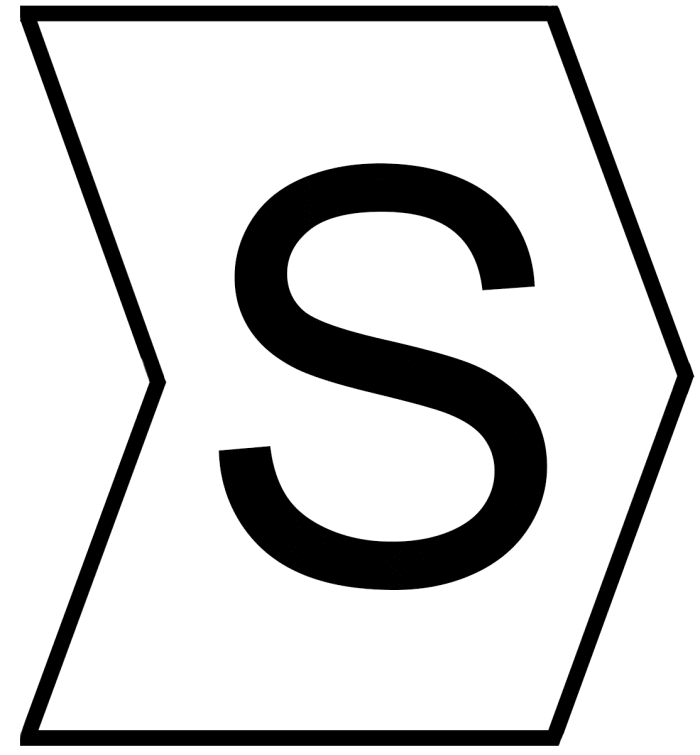 HellermannTyton Helagrip Slide-On Cable Marker, Black, Pre-printed "S", 3 mm Cable White, 1 mm Cable, 901-10278