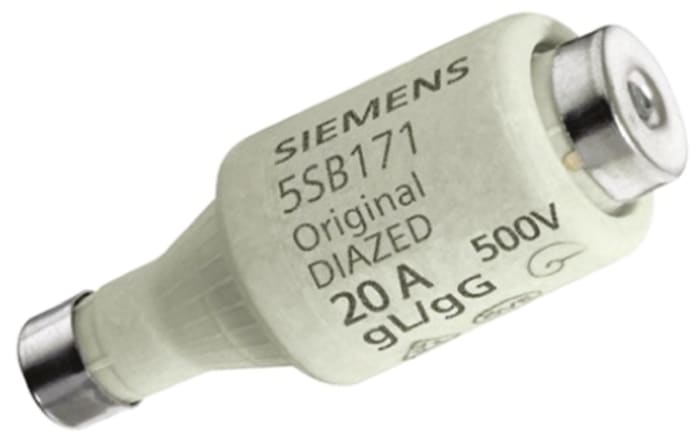 Siemens 20A DII Diazed Fuse, E27 Thread Size, gG, 500V ac