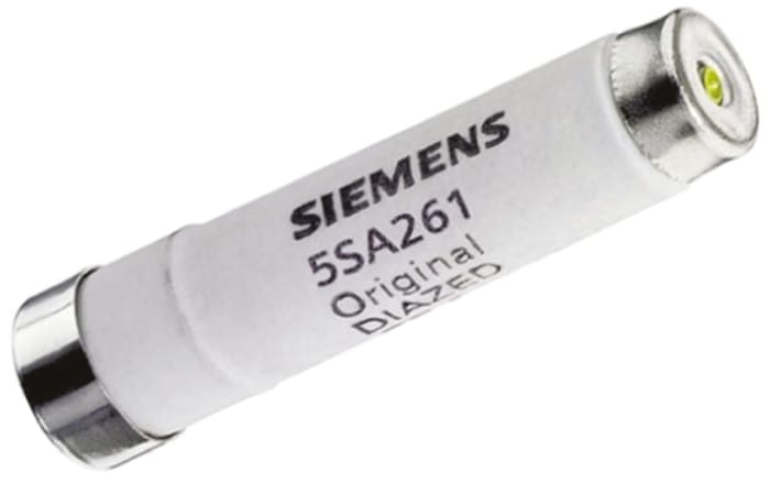 Fusible de type DIAZED Siemens, 16A, taille DII, gG, 500V c.a.