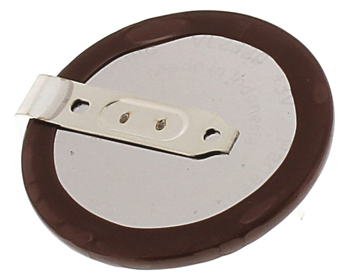 Pile bouton rechargeable Panasonic 3V, 30mAh, 23mm, Lithium Vanadium Pentoxyde, VL2320