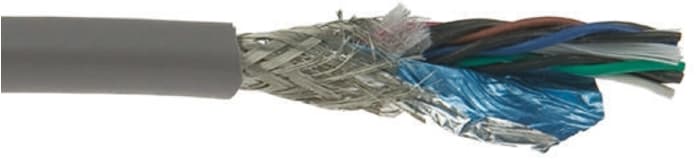 Câble de données Alpha Wire, 5 paires, 10x 0,2 mm, 24 AWG, Blindé, 30m