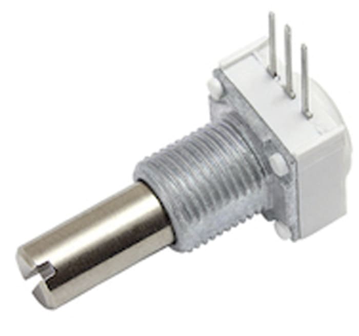 Vishay 249 1kΩ Rotary Potentiometer 1-Gang, Panel Mount (Through Hole), 249BBHS0XB25102KA