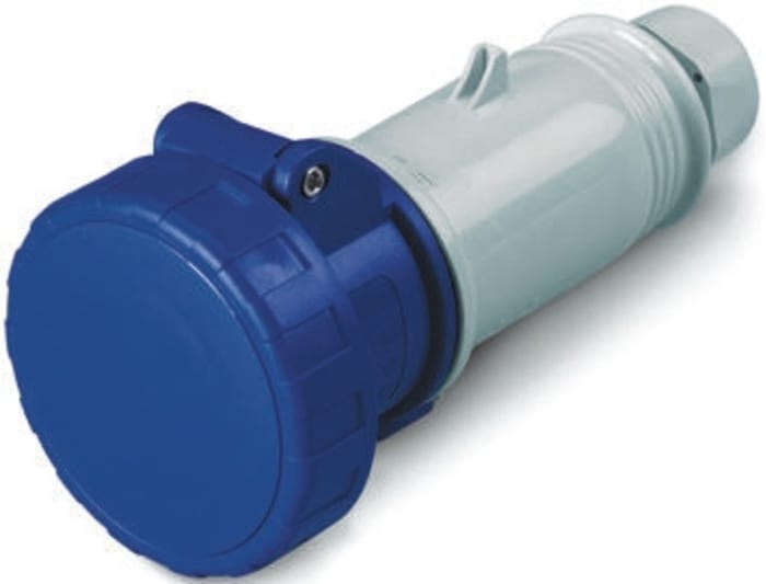 IEC309 strt socket 16A 230V 2P+E IP67