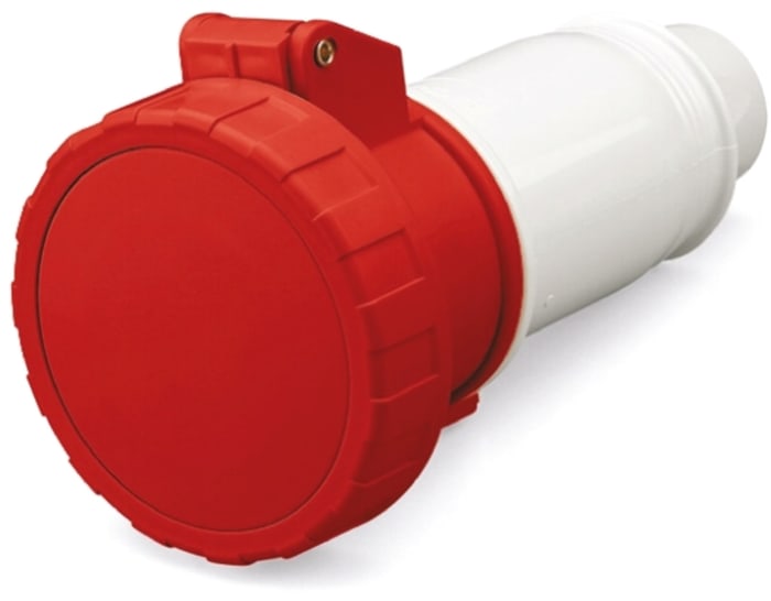 IEC309 strt socket 16A 400V 3P+E IP67