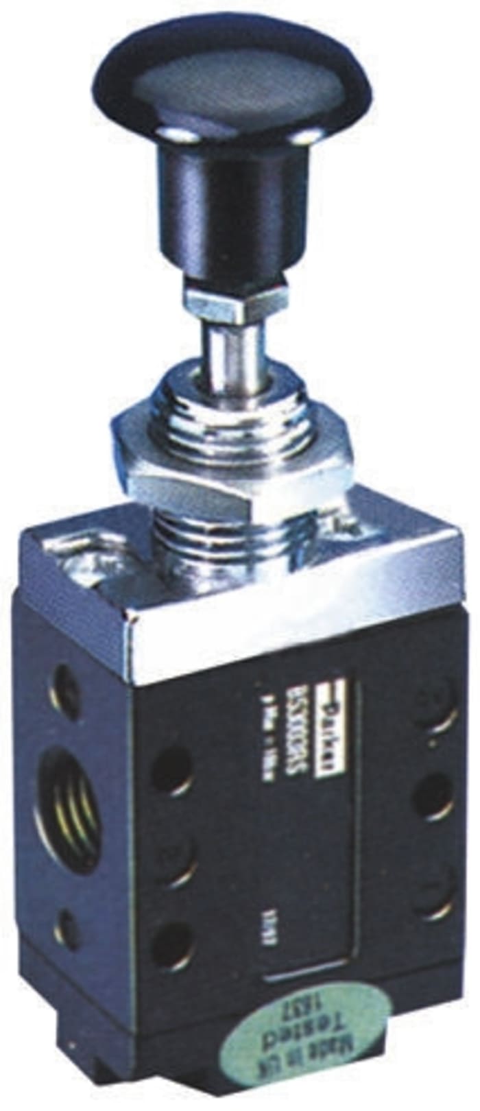Parker Button 5/2 Pneumatic Manual Control Valve 53 Series, G 1/4, 1/4in, III B
