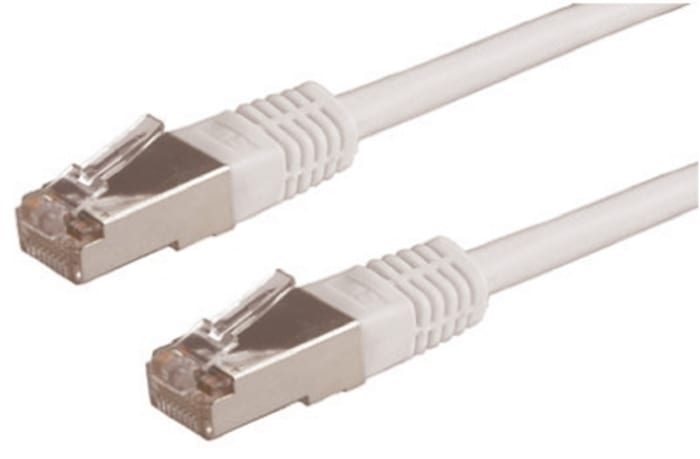 Roline Cat6a Cable Assembly, S/FTP, Grey, 1m