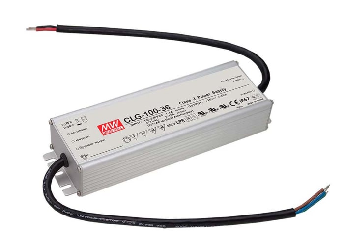 MEAN WELL, 48V Output, 96W Output, 2A Output, Constant Voltage