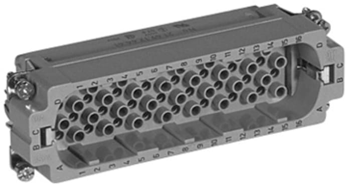 TE Connectivity, 64 Way, 10A, Male, HND, 250 V