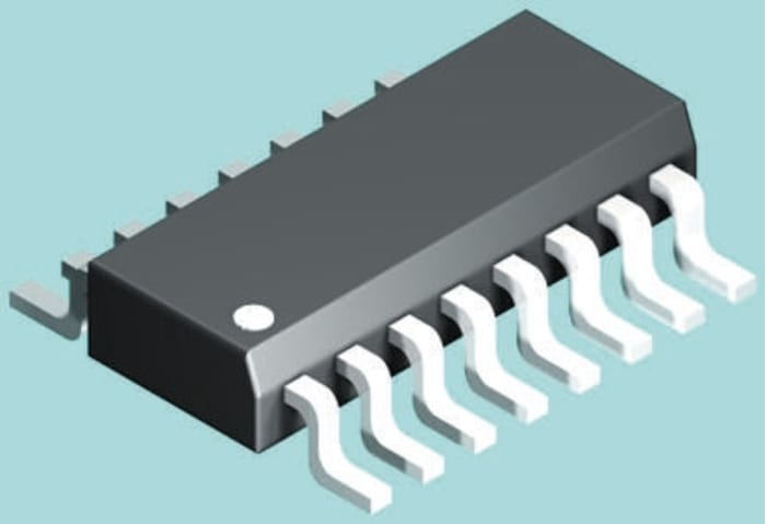 STMicroelectronics ST202ECDR Hat Alıcı-Verici Entegresi, RS-232 2-TX 2-RX 2-TRX, 5 V, 16-Pinli SOIC