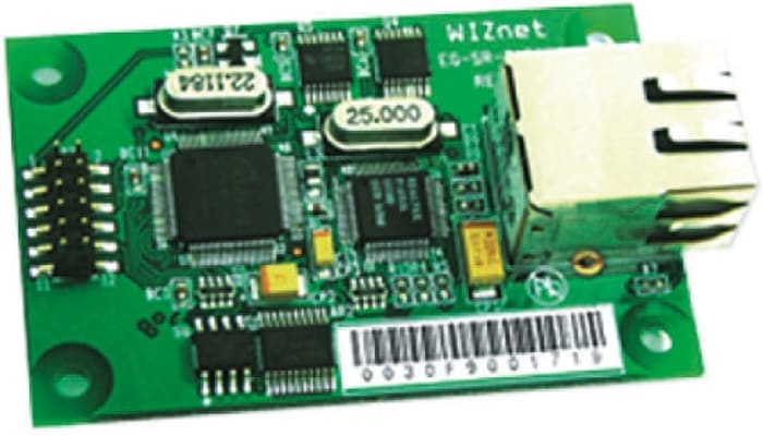 WIZnet Inc EG-SR-7150MJ Networking Module, 10/100 Ethernet, RJ45, Serial