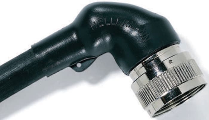 HellermannTyton Right Angle Black, Fluid Resistant Elastomer, 31mm