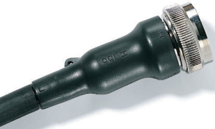 HellermannTyton Straight Black, Fluid Resistant Elastomer, 31mm