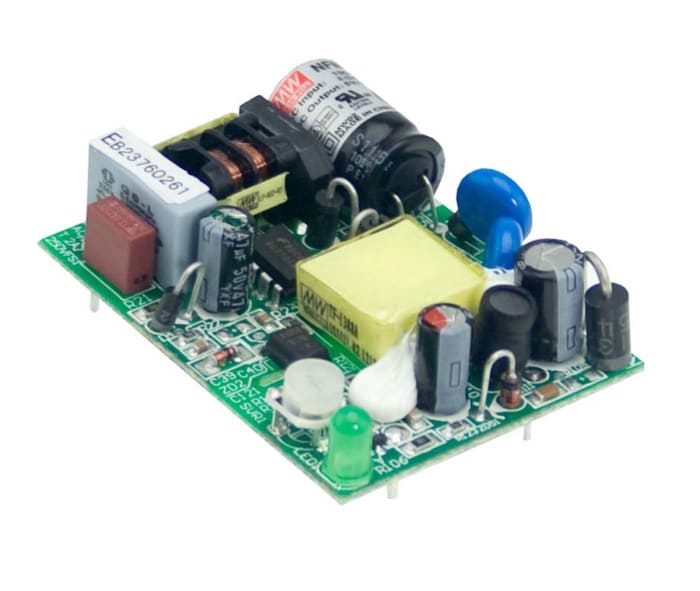 Mean Well Embedded Switch Mode Power Supply SMPS, NFM-05-5, 5V dc, 1A, 5W, 1 Output, 120 → 370 V dc, 85 →