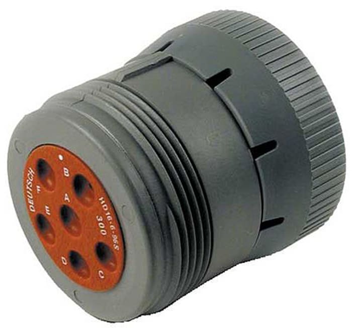 HD16696S Deutsch Deutsch Circular Connector, 6 Contacts, Cable