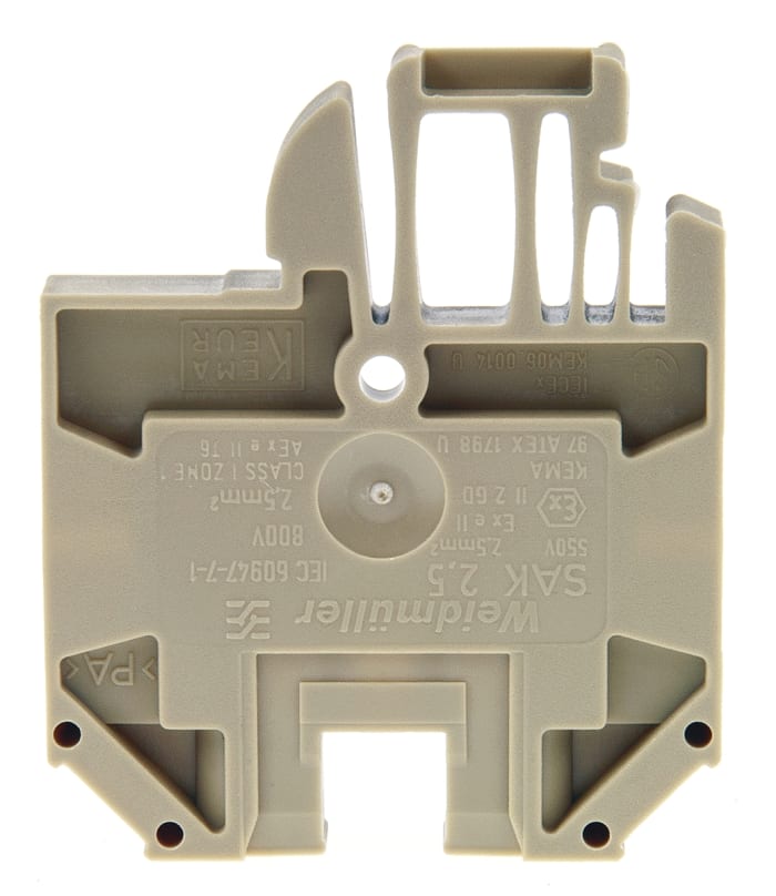 0279660000 Weidmuller Weidmuller Brown SAK Feed Through Terminal