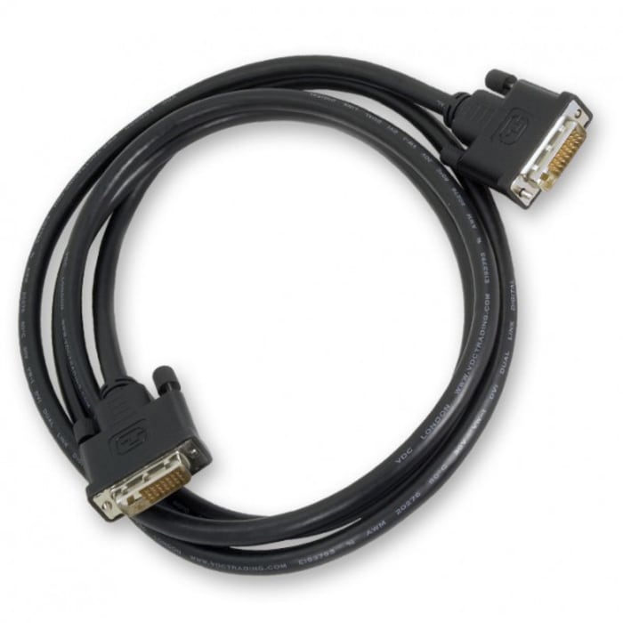 Van Damme, Male DVI-D Dual Link to Male DVI-D Dual Link Cable, 2m