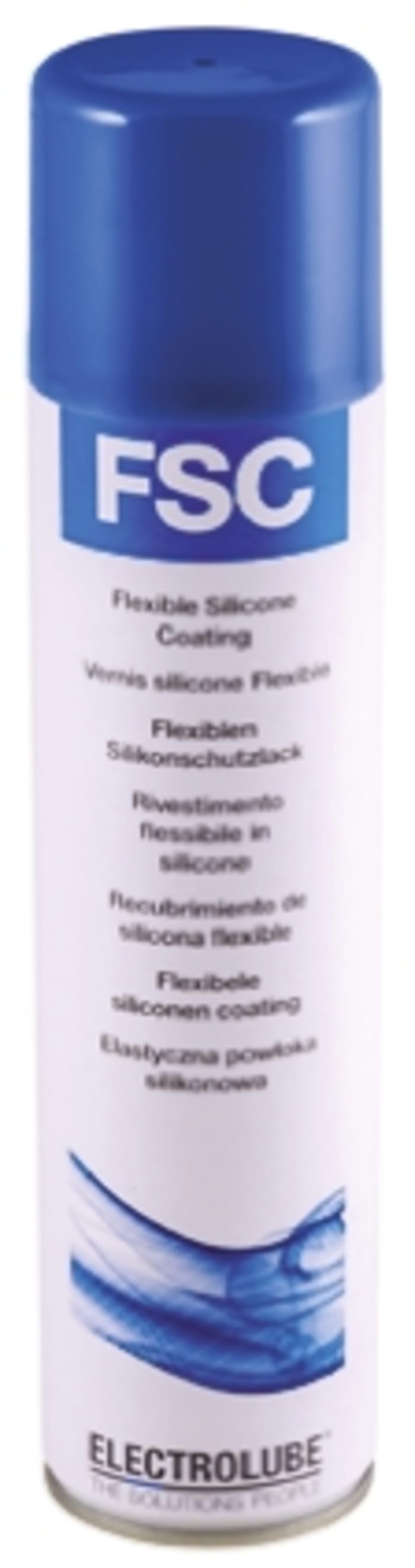 Electrolube Transparent Silicone Resin Conformal Coating, 400 ml Aerosol, -50°C min, +125°C max