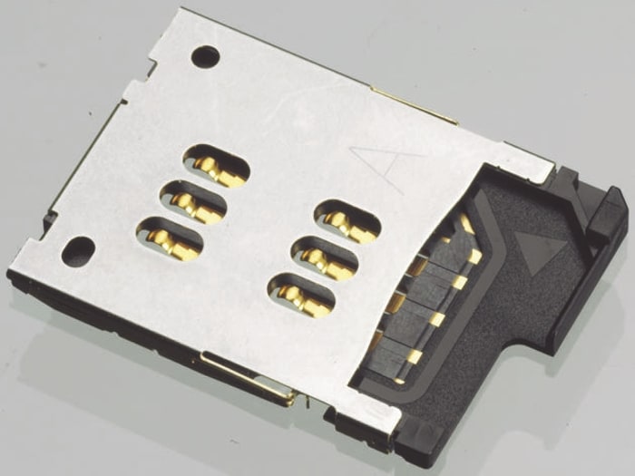 JAE 6 Way SIM Card Connector