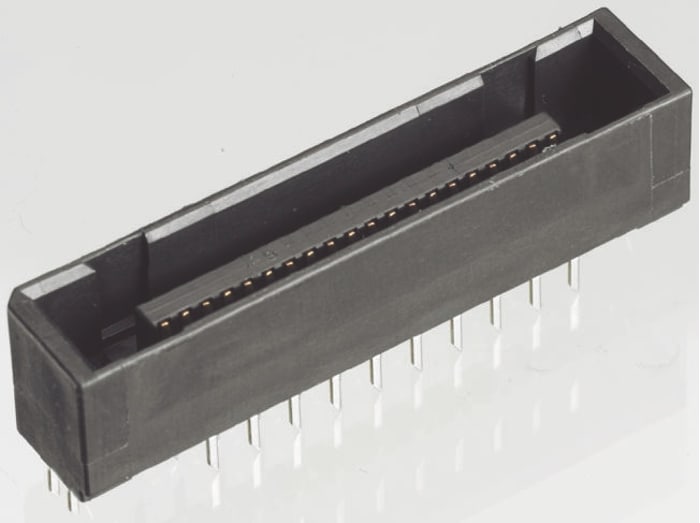 JAE TX25 Series Straight Through Hole PCB Header, 80 Contact(s), 2.54mm Pitch, 2 Row(s), Shrouded