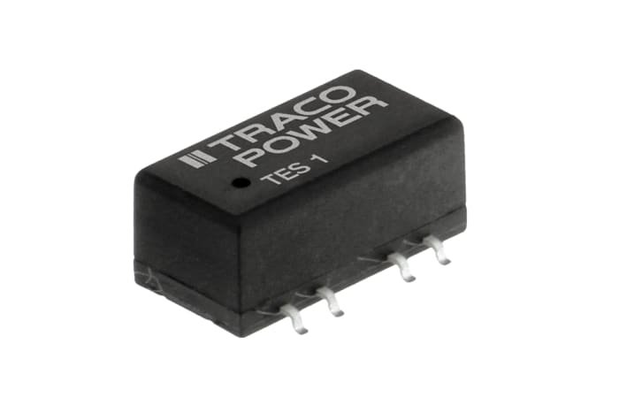 TRACOPOWER TES 1 DC-DC Converter, 15V dc/ 65mA Output, 21.6 → 26.4 V dc Input, 1W, Surface Mount, +85°C Max Temp