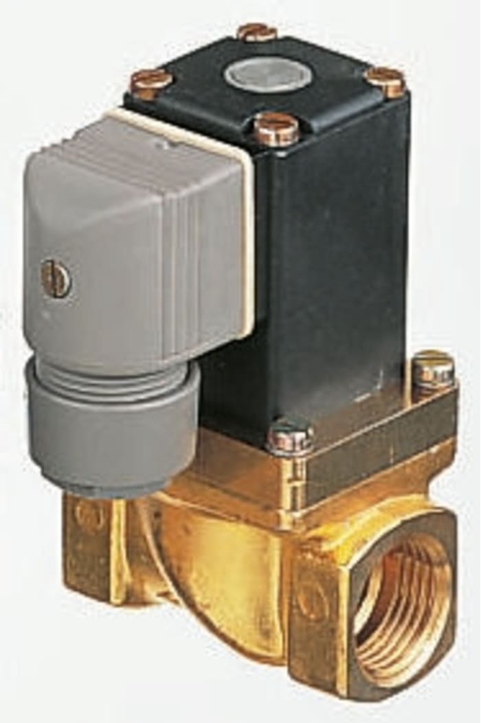 Burkert Solenoid Valve 138034, 2 port(s) , 230 V ac, 1/2in