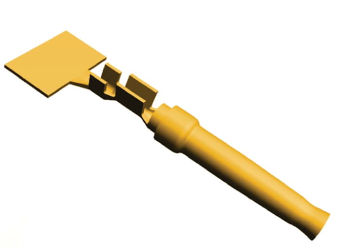 TE Connectivity, AMPLIMITE HDP-20 Series, size 20 Female Crimp D-sub Connector Contact, Gold over Nickel Signal, 24