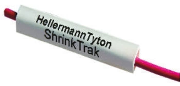 HellermannTyton Heat Shrink Heat Shrink Cable Marker, 3 → 9mm Cable