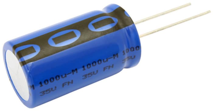 Vishay 1000μF Aluminium Electrolytic Capacitor 63V dc, Radial, Through Hole - MAL214658102E3