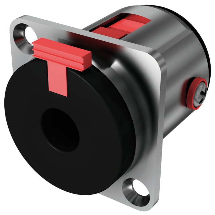 Neutrik Jack Connector 6.35 mm Panel Mount Stereo Socket, 3Pole 10A