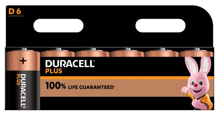 Duracell Duracell Plus Power 1.5V Alkaline D Batteries