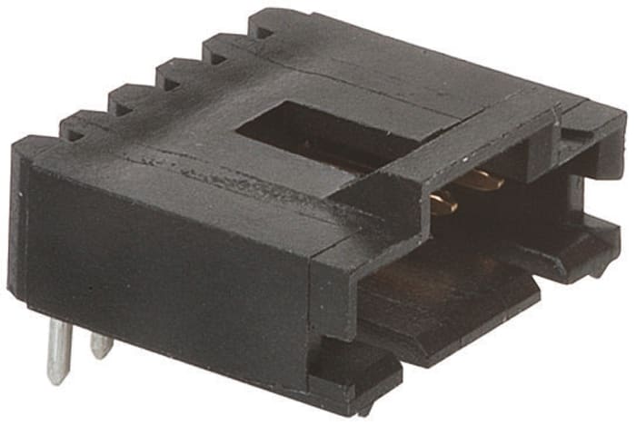 Konektor PCB, řada: MTE, počet kontaktů: 3, počet řad: 1, rozteč: 2.54mm izolace pájením, orientace těla: Pravý úhel,