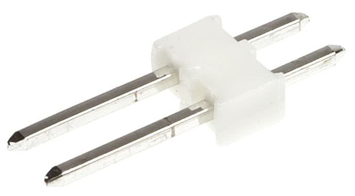 Molex KK 254 Series Straight Through Hole Pin Header, 2 Contact(s), 2.54 mm Pitch, 1 Row, Unshrouded