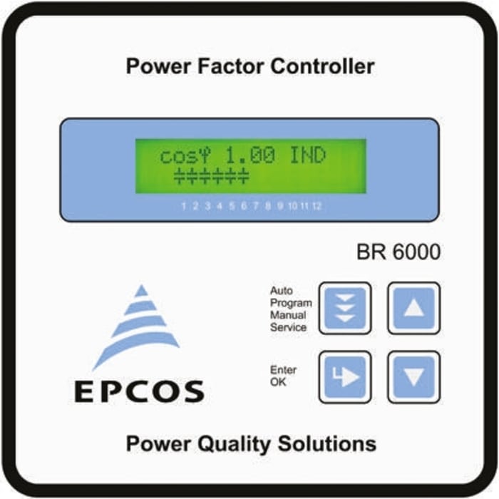 Control factor. Контроллер b44066r6006e230. контроллер epcos. контроллер коррекции коэффициента мощности. power factor controller.