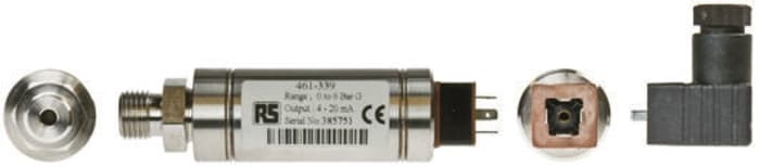 RS PRO Pressure Sensor, 0bar Min, 6bar Max, Analogue Output